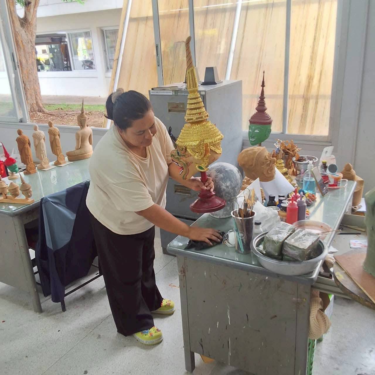 title - ศูนย์ส่งเสริมและพัฒนาอาชีพเสริมนอกภาคการเกษตร (ศพส.) จัดกิจกรรม 5 ส. เนื่องในโอกาสวันเฉลิมพระชนมพรรษา สมเด็จพระนางเจ้าสุทิดา พัชรสุธาพิมลลักษณ พระบรมราชินี